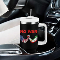 Free Iran Tumbler With Handle No War Support Iranian Freedom