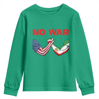 Free Iran Youth Sweatshirt No War Support Iranian Freedom