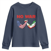 Free Iran Youth Sweatshirt No War Support Iranian Freedom