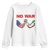 Free Iran Youth Sweatshirt No War Support Iranian Freedom