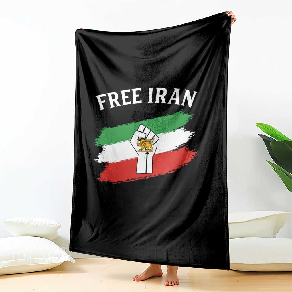 Free Iran Throw Blanket Support Iranian Freedom No War