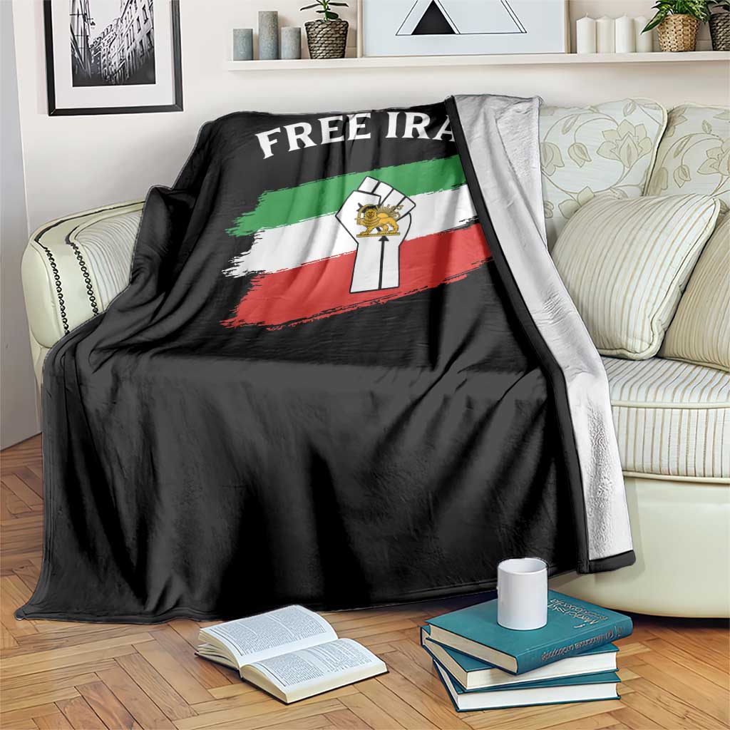 Free Iran Throw Blanket Support Iranian Freedom No War