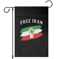 Free Iran Garden Flag Support Iranian Freedom No War