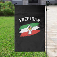 Free Iran Garden Flag Support Iranian Freedom No War