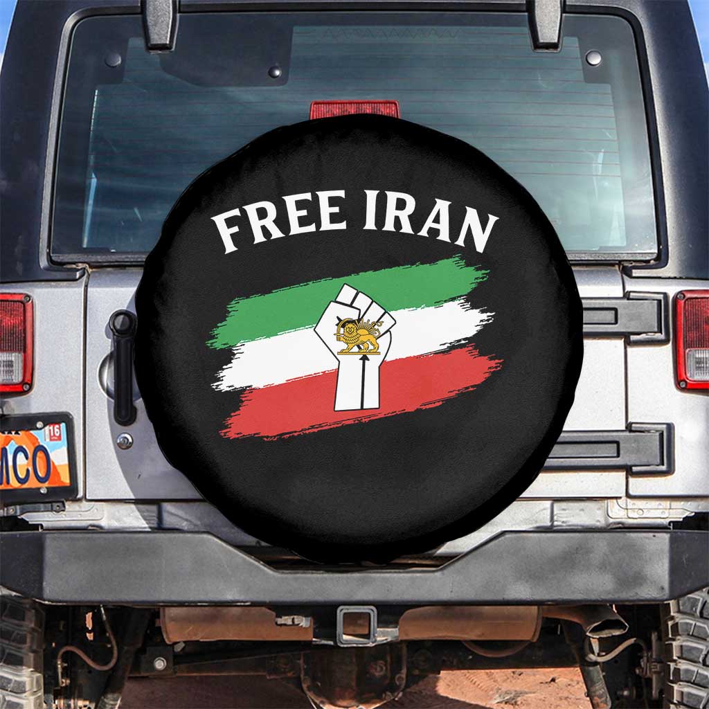 Free Iran Spare Tire Cover Support Iranian Freedom No War