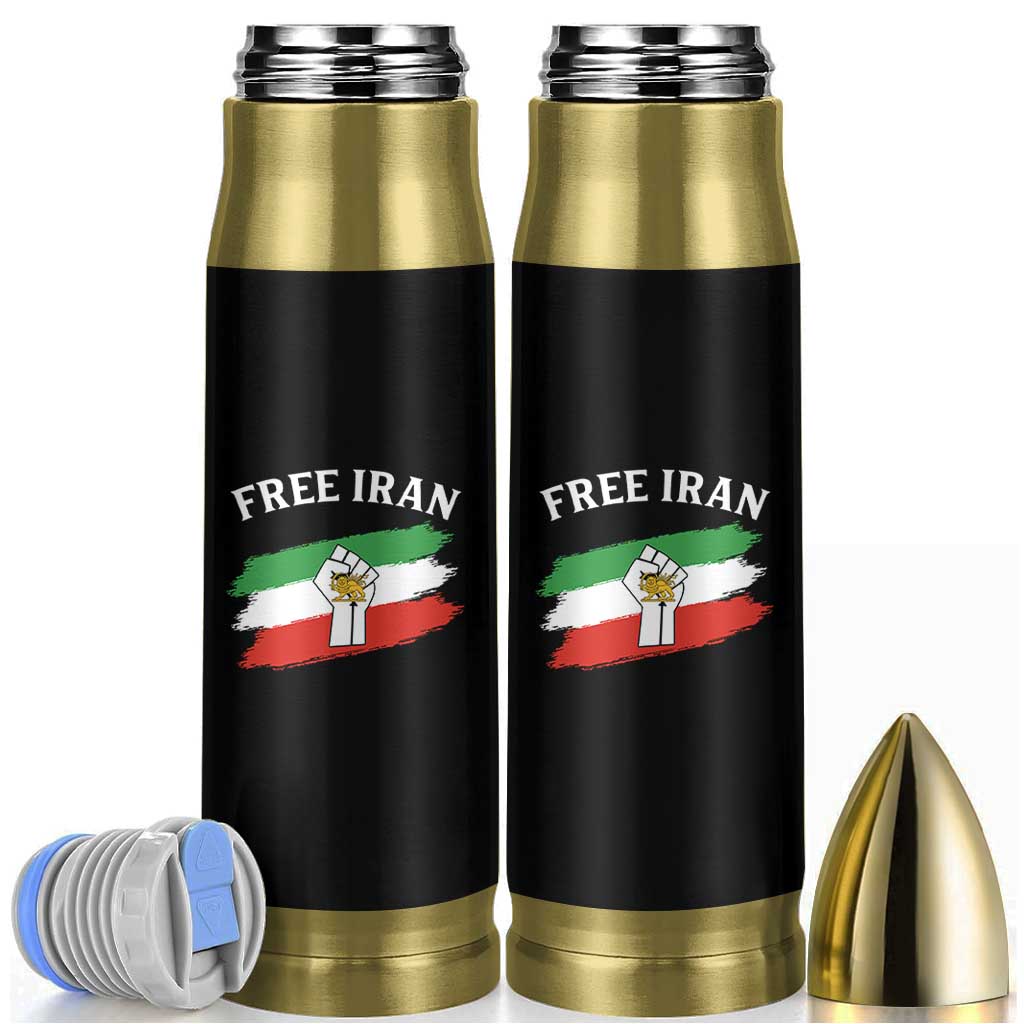 Free Iran Bullet Tumbler Support Iranian Freedom No War