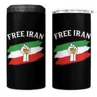 Free Iran 4 in 1 Can Cooler Tumbler Support Iranian Freedom No War