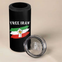 Free Iran 4 in 1 Can Cooler Tumbler Support Iranian Freedom No War