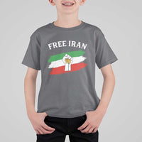 Free Iran T Shirt For Kid Support Iranian Freedom No War