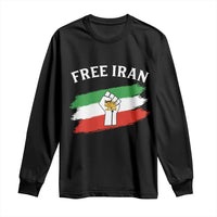 Free Iran Long Sleeve Shirt Support Iranian Freedom No War