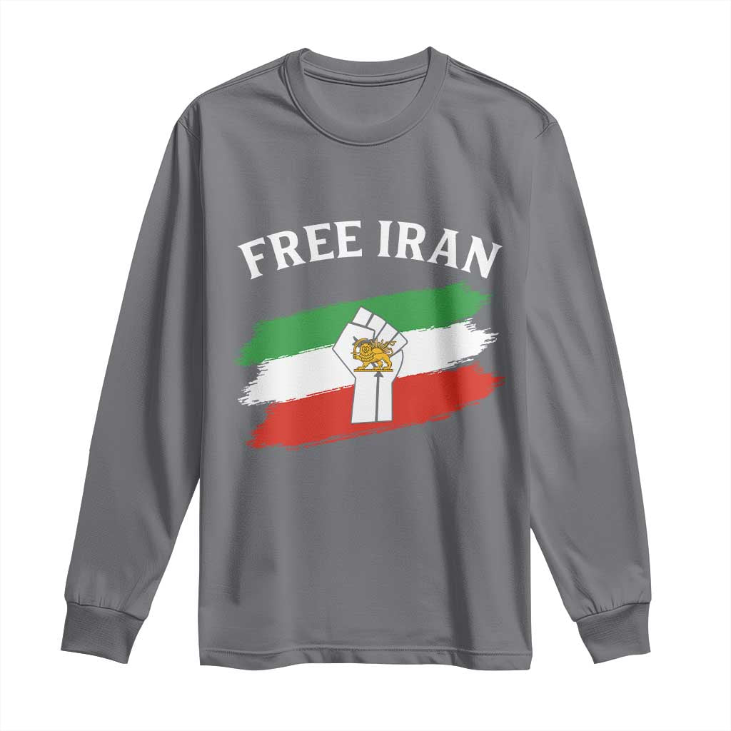 Free Iran Long Sleeve Shirt Support Iranian Freedom No War