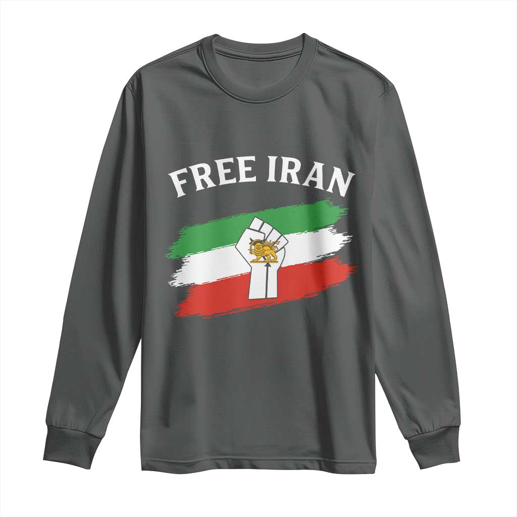 Free Iran Long Sleeve Shirt Support Iranian Freedom No War