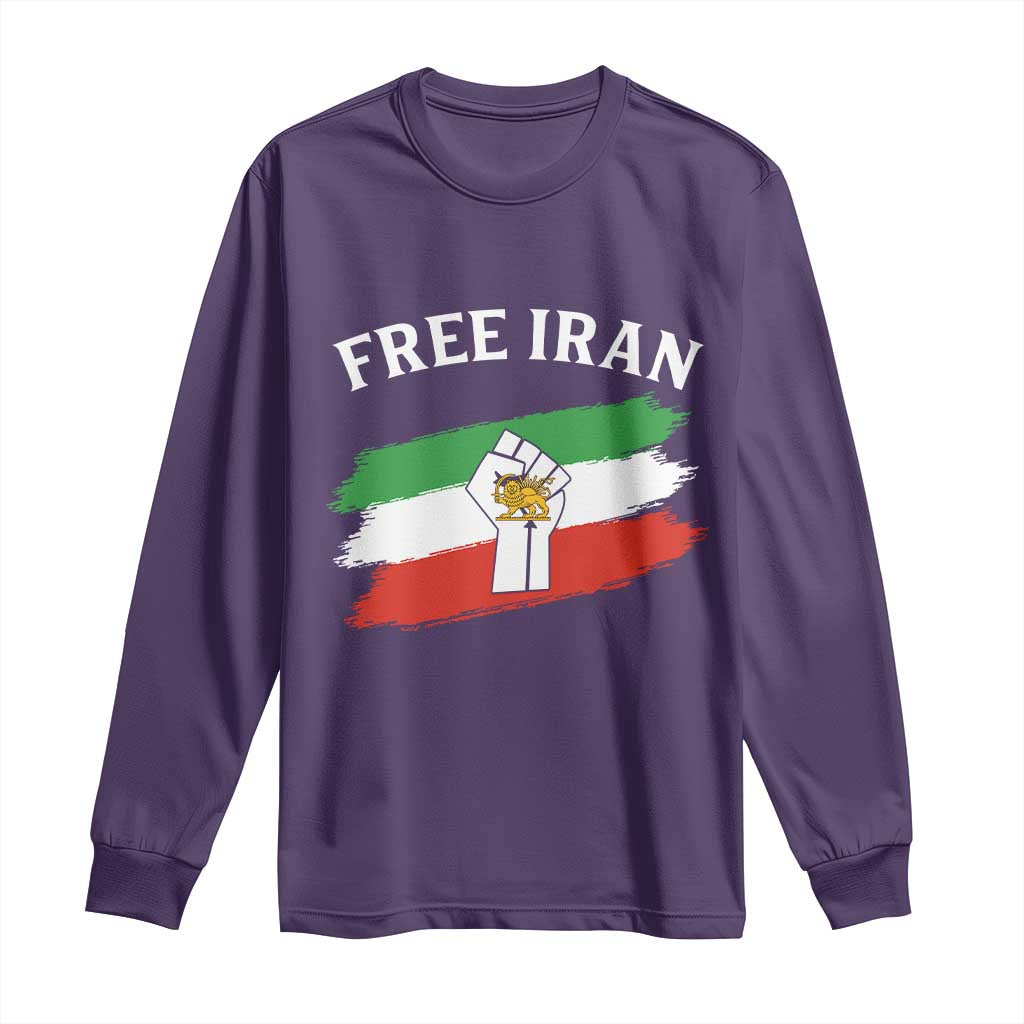 Free Iran Long Sleeve Shirt Support Iranian Freedom No War