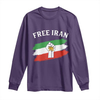 Free Iran Long Sleeve Shirt Support Iranian Freedom No War