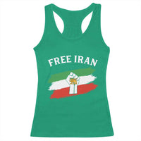 Free Iran Racerback Tank Top Support Iranian Freedom No War