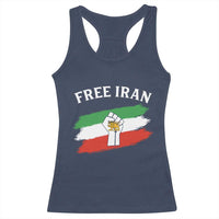 Free Iran Racerback Tank Top Support Iranian Freedom No War
