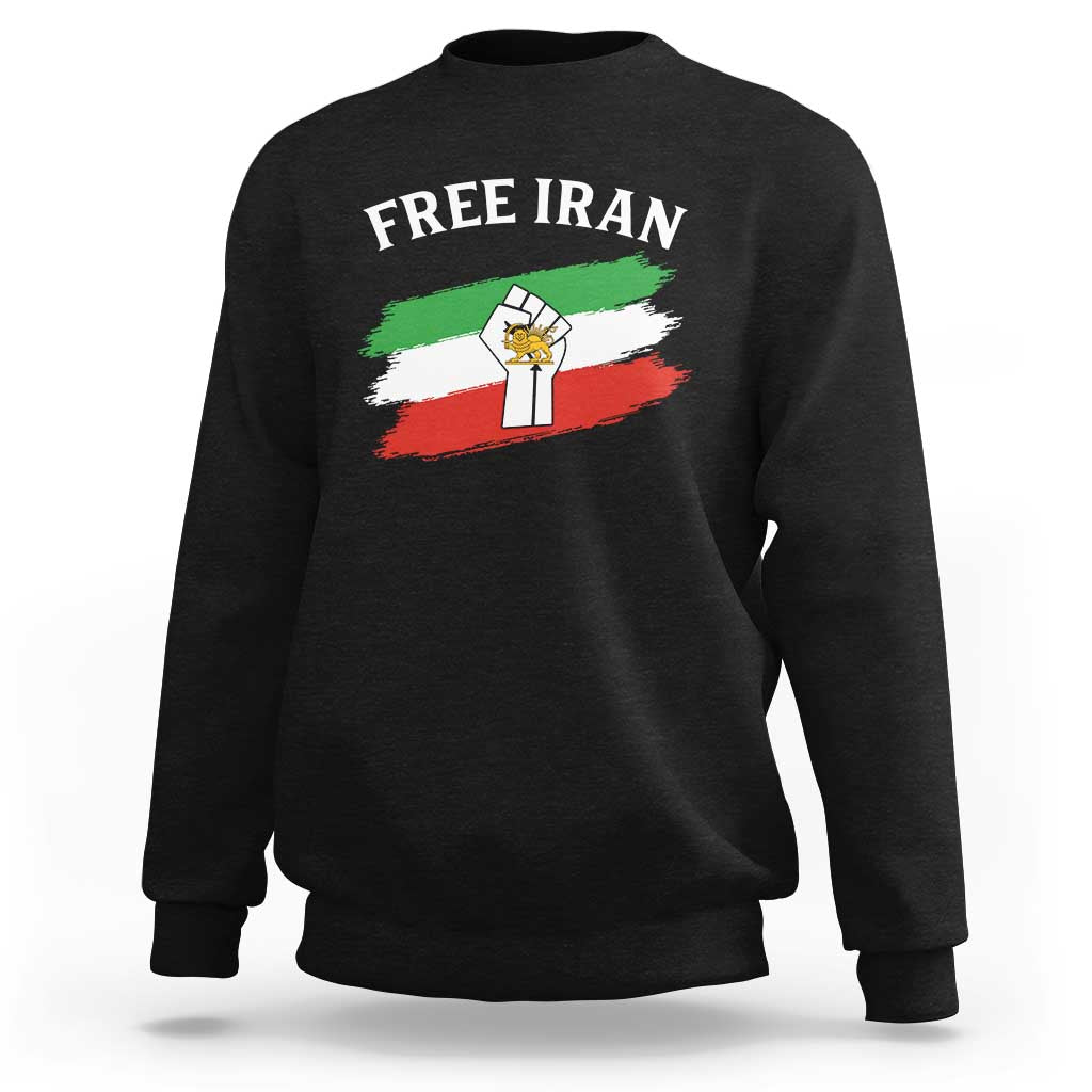 Free Iran Sweatshirt Support Iranian Freedom No War