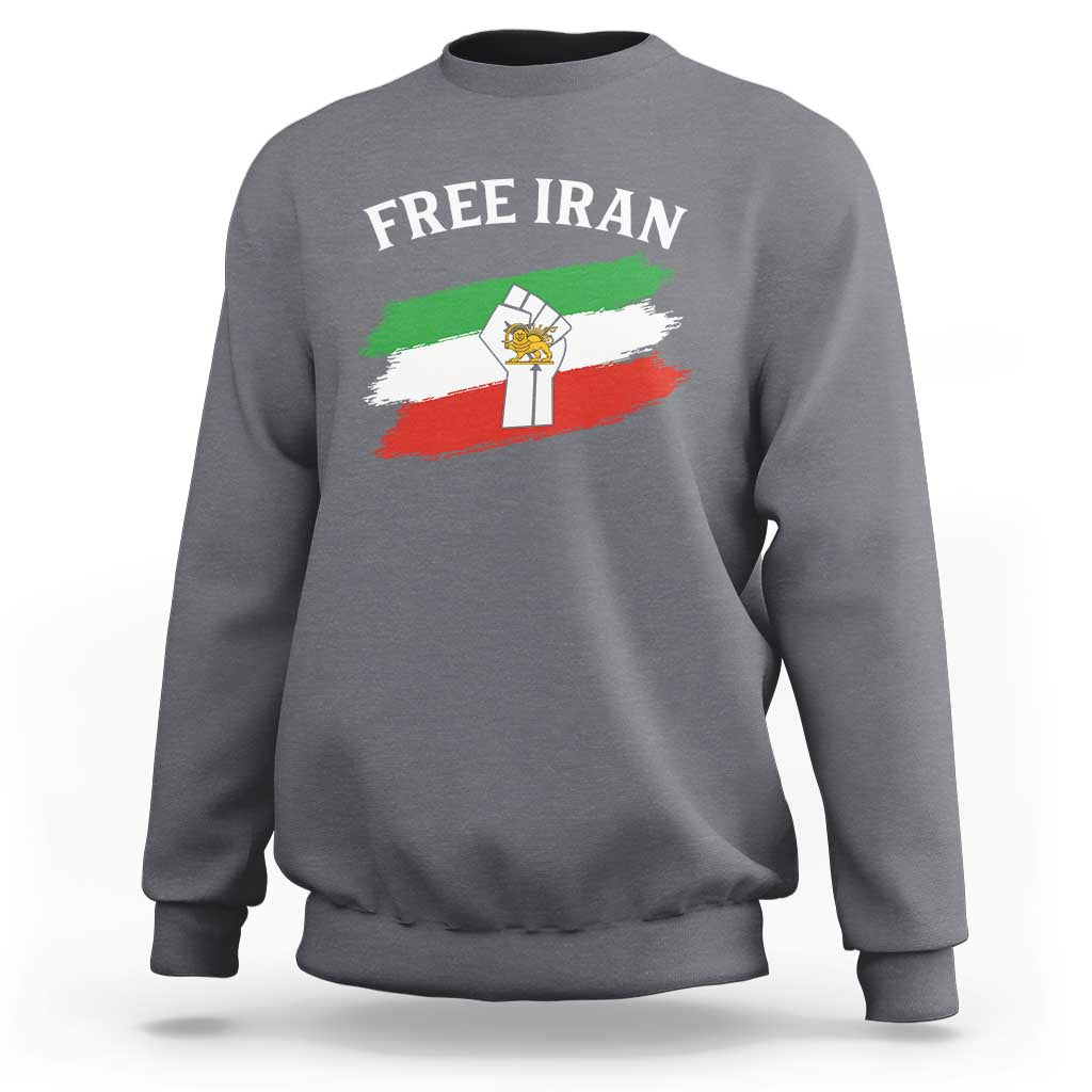 Free Iran Sweatshirt Support Iranian Freedom No War