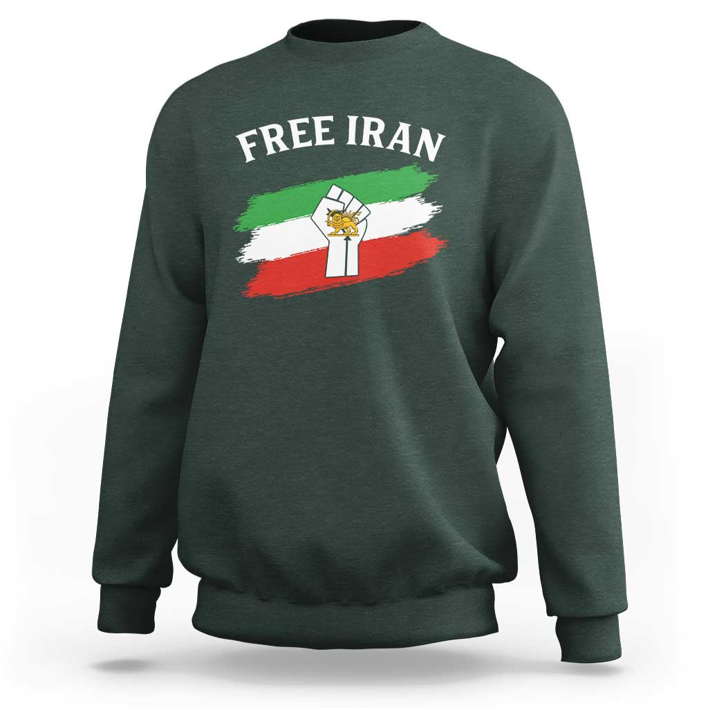 Free Iran Sweatshirt Support Iranian Freedom No War