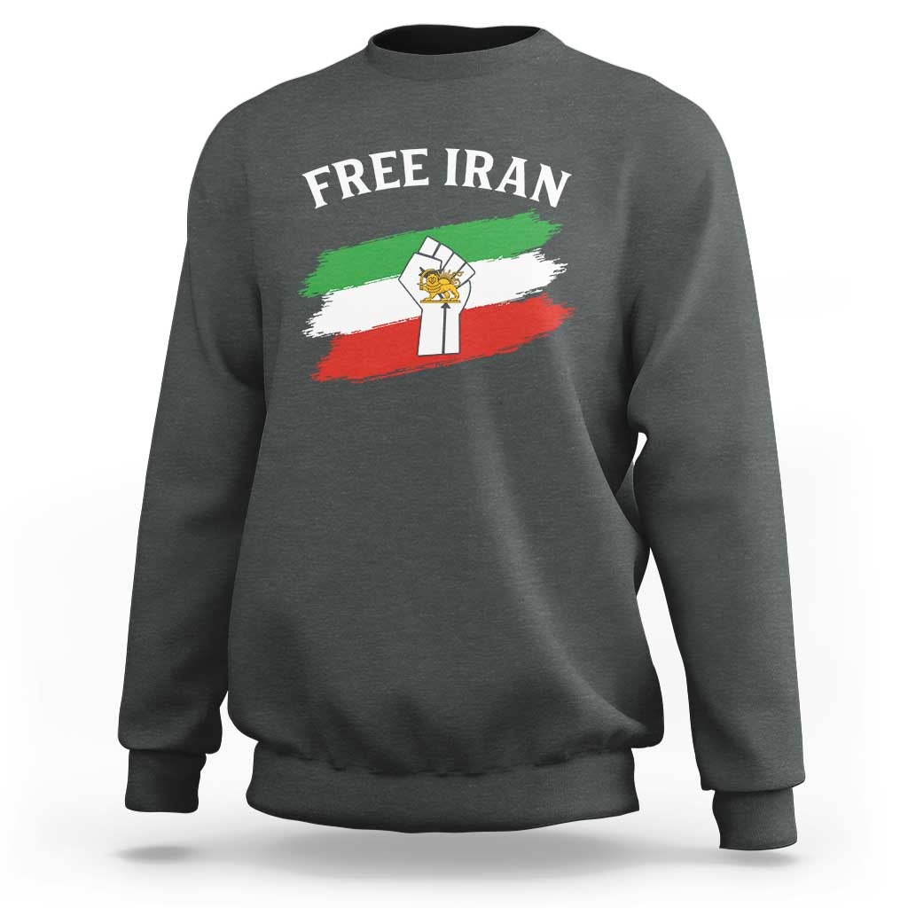 Free Iran Sweatshirt Support Iranian Freedom No War