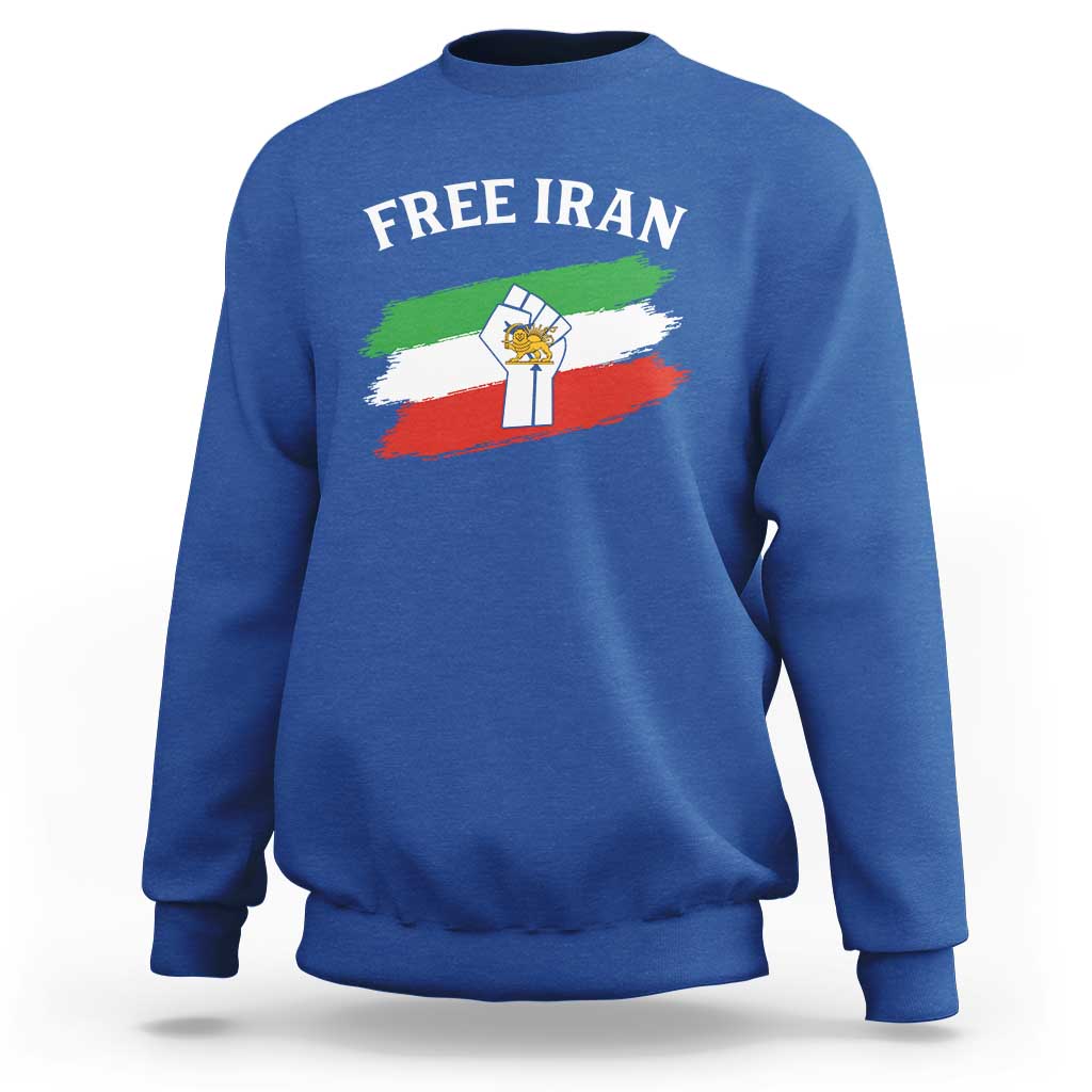 Free Iran Sweatshirt Support Iranian Freedom No War