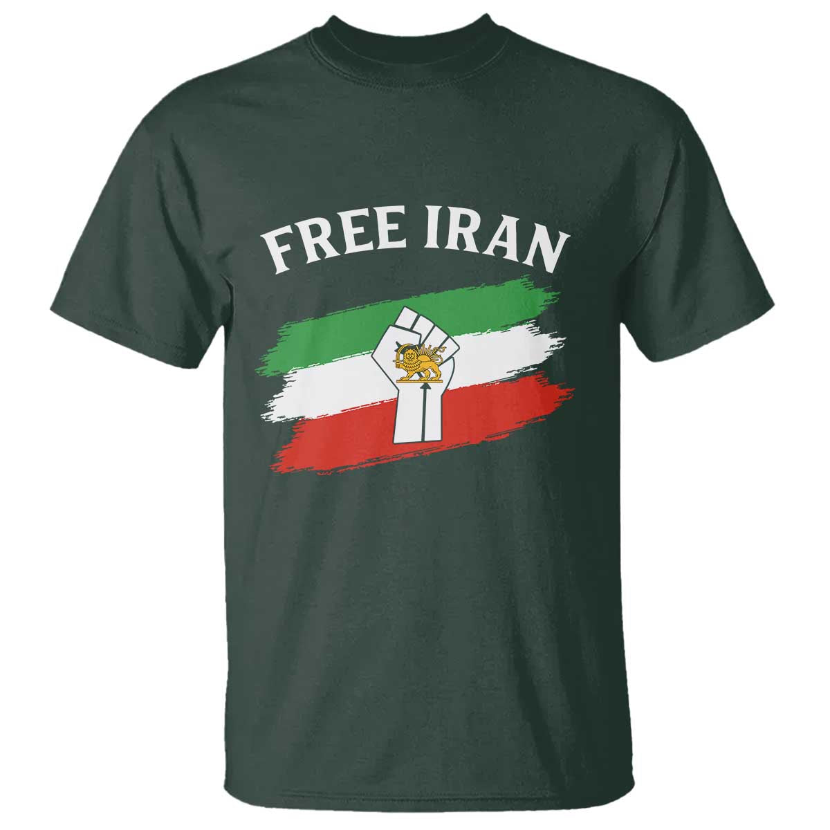 Free Iran T Shirt Support Iranian Freedom No War