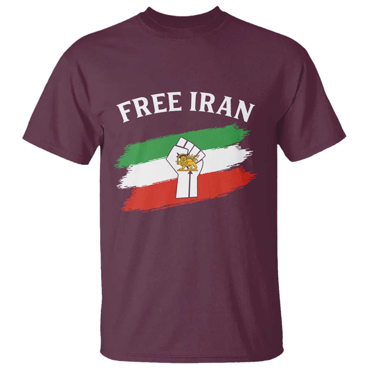 Free Iran T Shirt Support Iranian Freedom No War