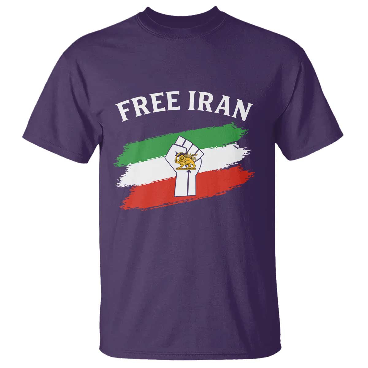 Free Iran T Shirt Support Iranian Freedom No War