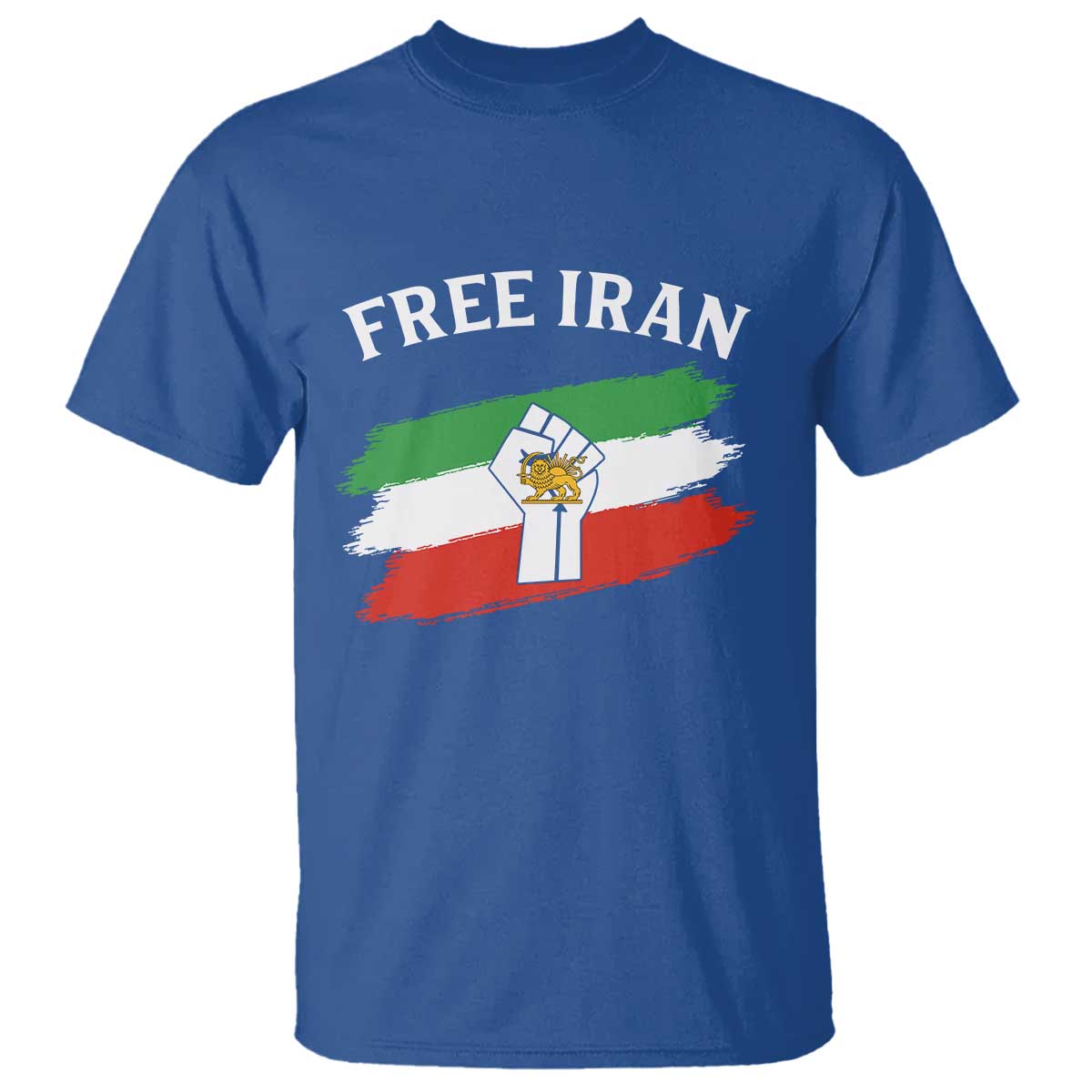 Free Iran T Shirt Support Iranian Freedom No War