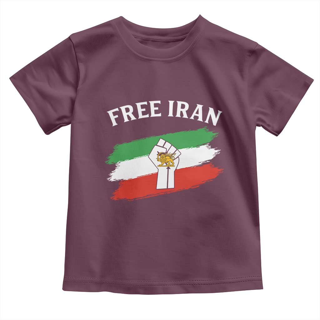 Free Iran Toddler T Shirt Support Iranian Freedom No War
