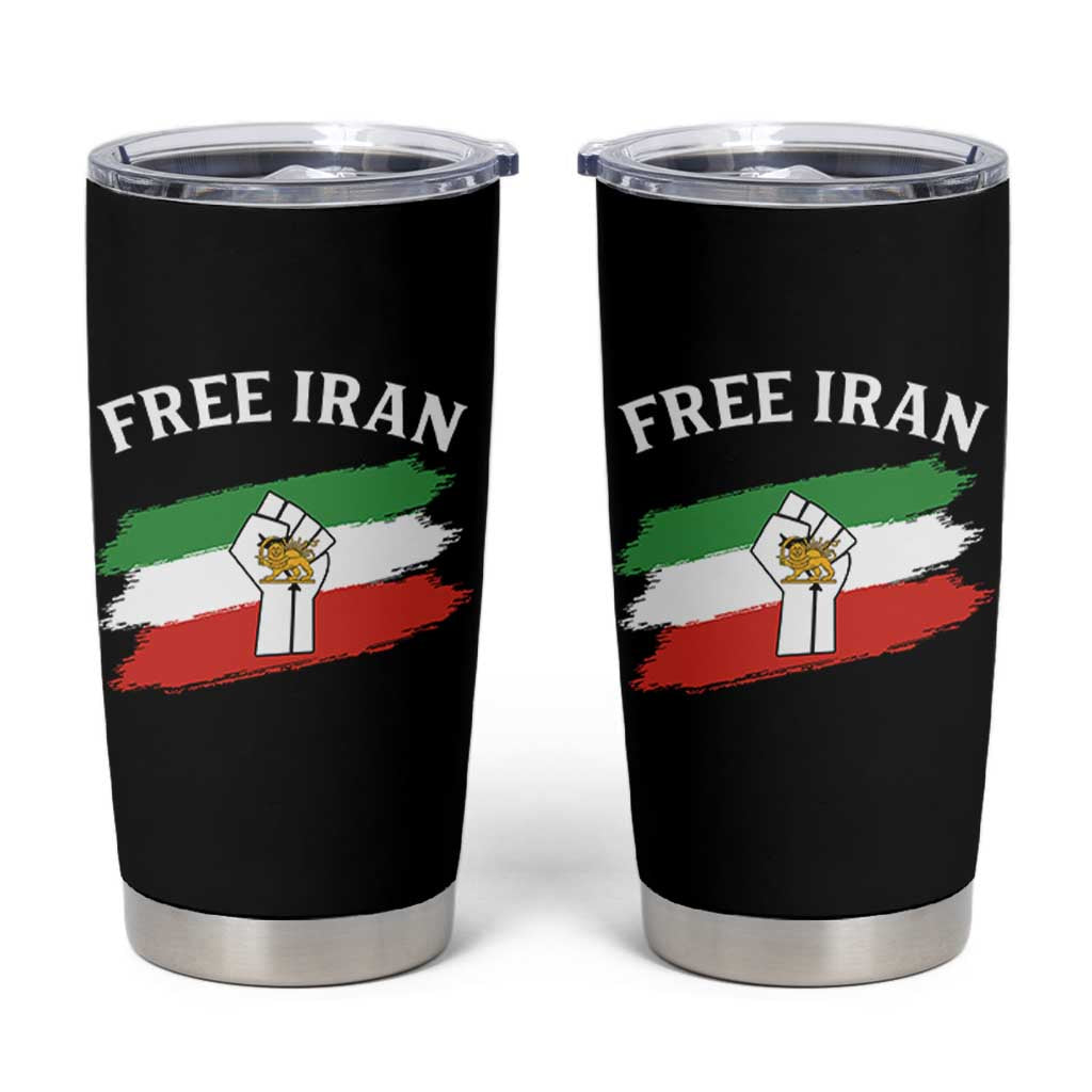 Free Iran Tumbler Cup Support Iranian Freedom No War