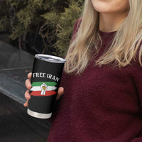 Free Iran Tumbler Cup Support Iranian Freedom No War