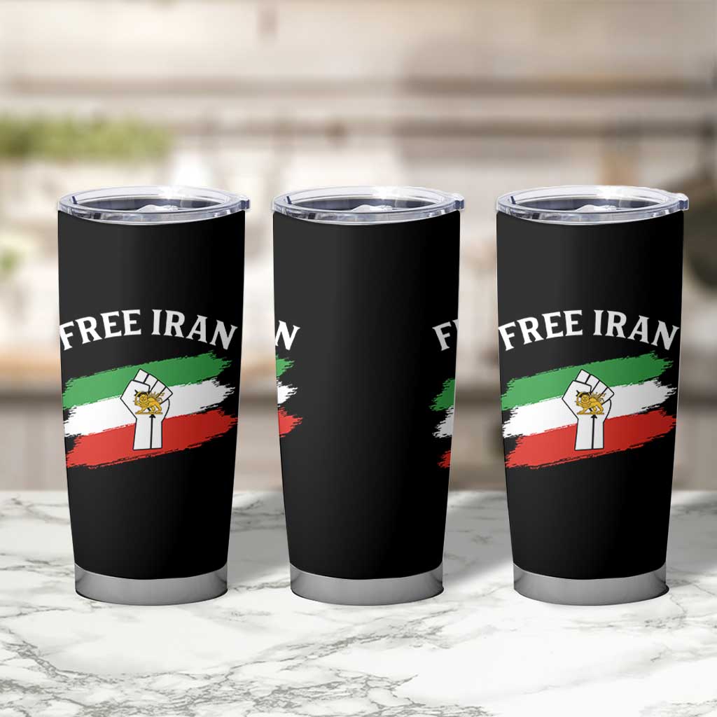 Free Iran Tumbler Cup Support Iranian Freedom No War