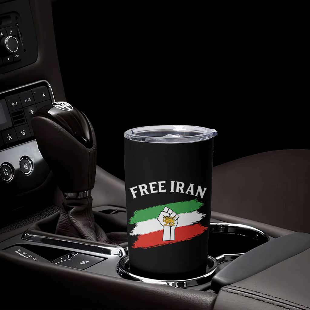 Free Iran Tumbler Cup Support Iranian Freedom No War