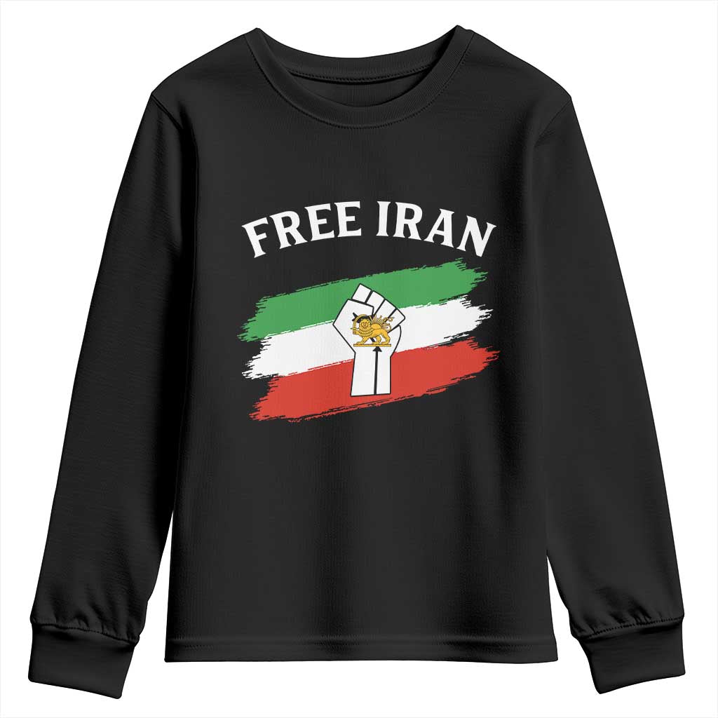 Free Iran Youth Sweatshirt Support Iranian Freedom No War