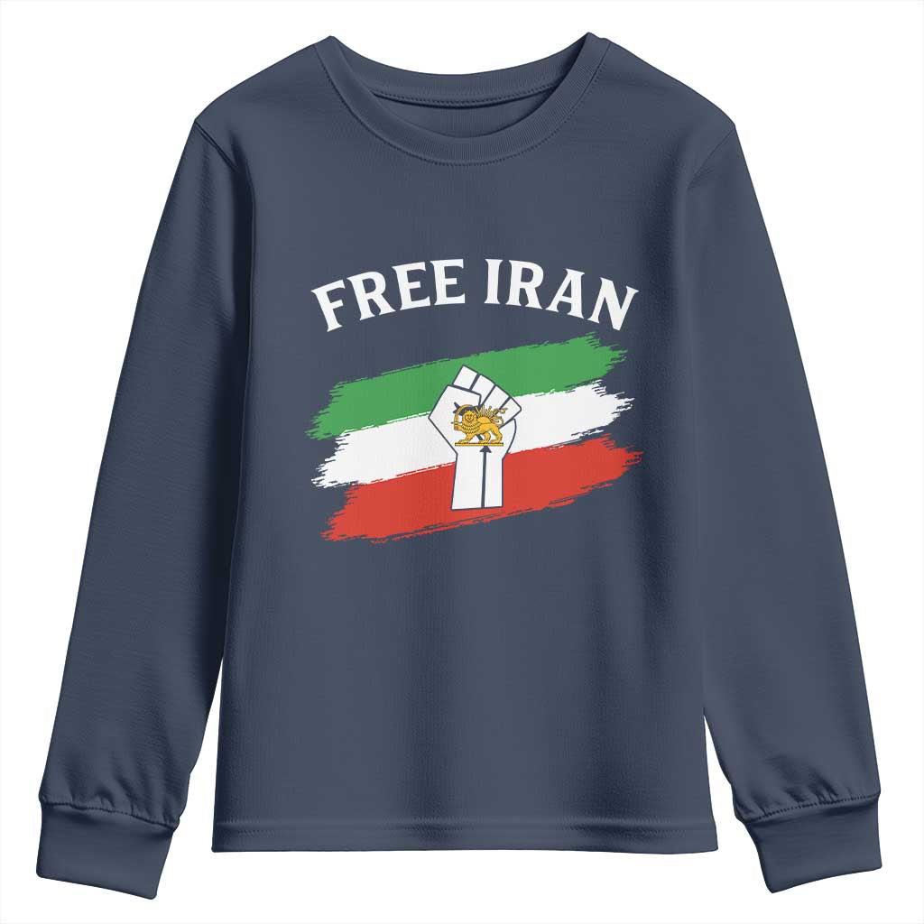 Free Iran Youth Sweatshirt Support Iranian Freedom No War