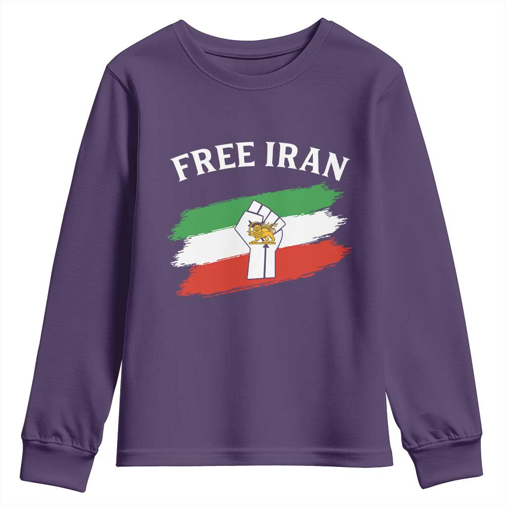 Free Iran Youth Sweatshirt Support Iranian Freedom No War