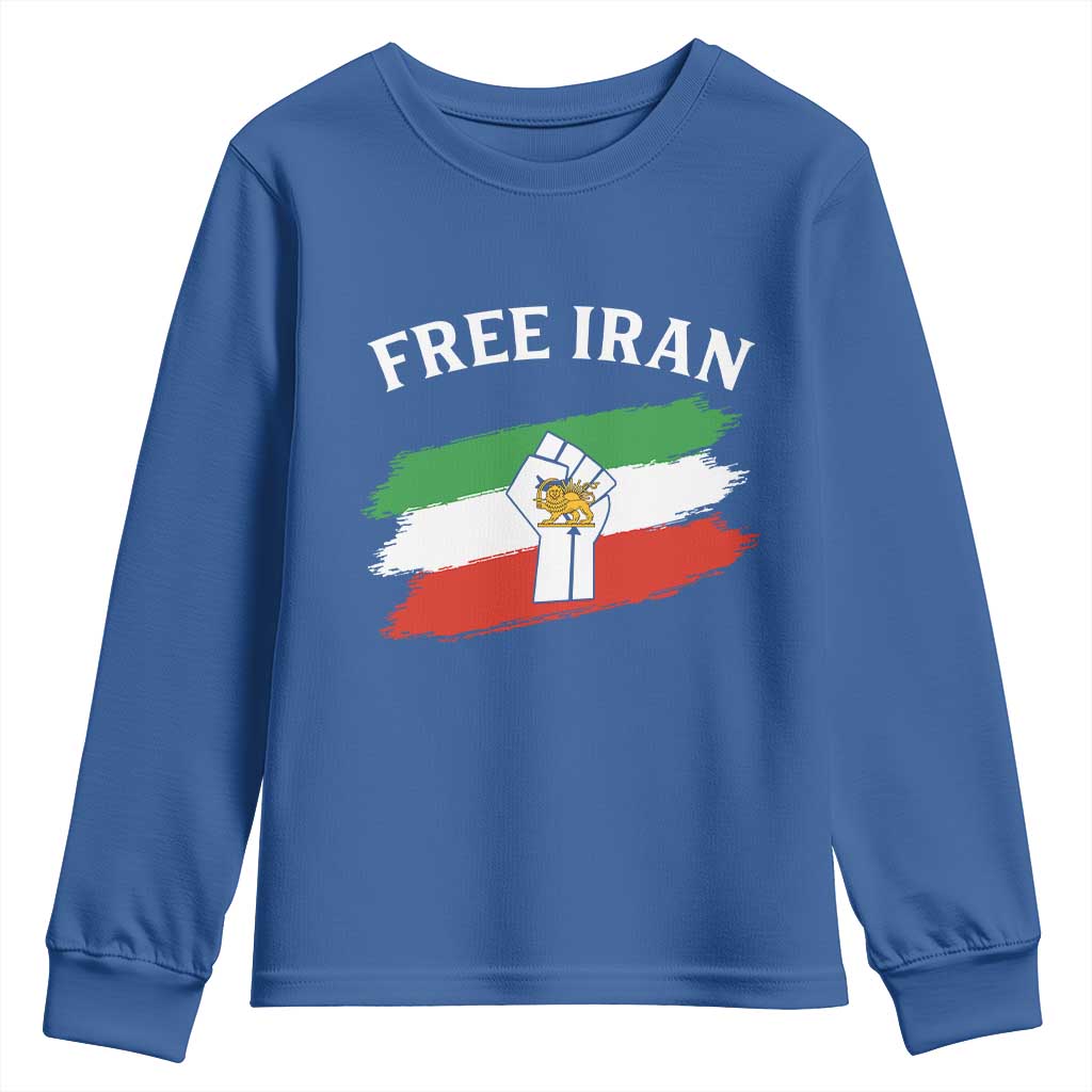 Free Iran Youth Sweatshirt Support Iranian Freedom No War