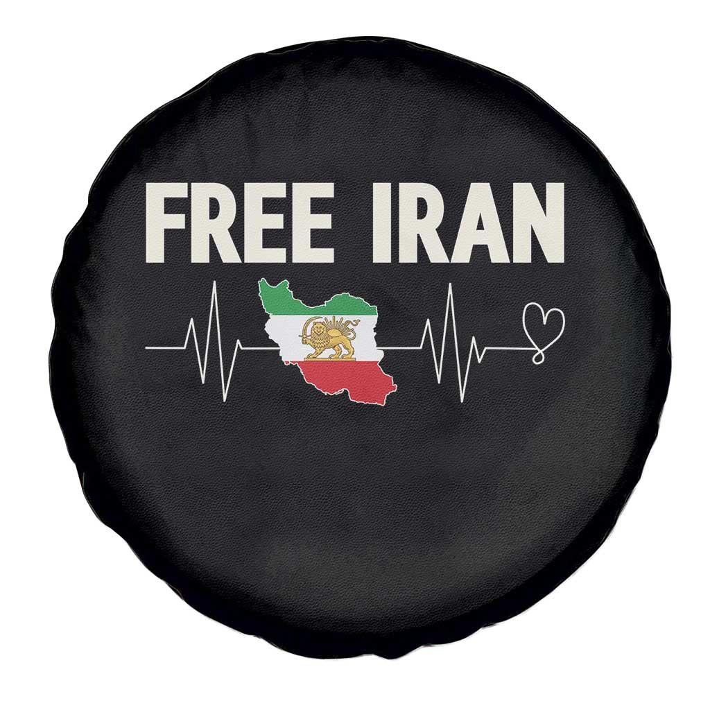 Free Iran Flag Spare Tire Cover Support Iranian Freedom