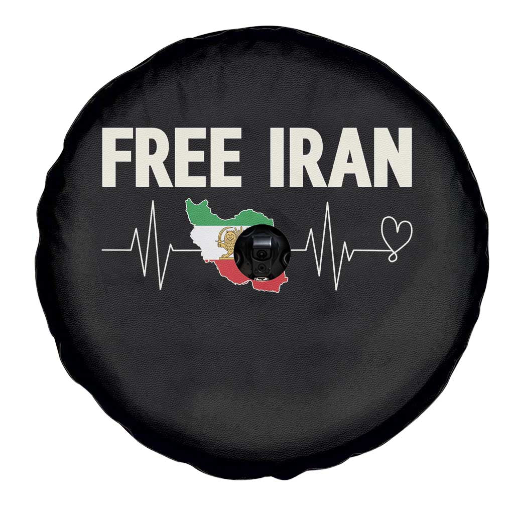 Free Iran Flag Spare Tire Cover Support Iranian Freedom