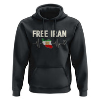 Free Iran Flag Hoodie Support Iranian Freedom
