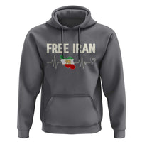 Free Iran Flag Hoodie Support Iranian Freedom