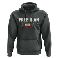 Free Iran Flag Hoodie Support Iranian Freedom