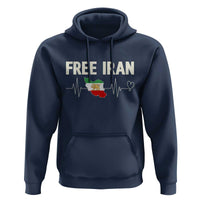 Free Iran Flag Hoodie Support Iranian Freedom