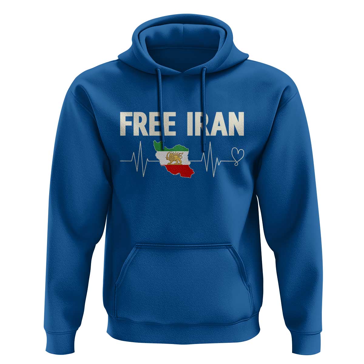 Free Iran Flag Hoodie Support Iranian Freedom