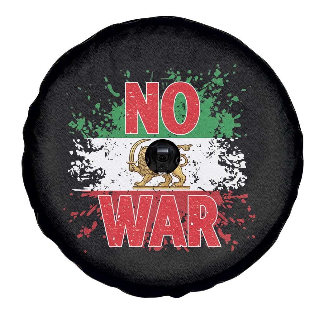 Free Iran Flag Spare Tire Cover No War Support Iranian Freedom