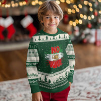 Free Iran Flag Ugly Christmas Sweater No War Support Iranian Freedom