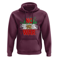 Free Iran Flag Hoodie No War Support Iranian Freedom