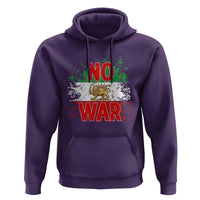 Free Iran Flag Hoodie No War Support Iranian Freedom