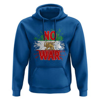 Free Iran Flag Hoodie No War Support Iranian Freedom